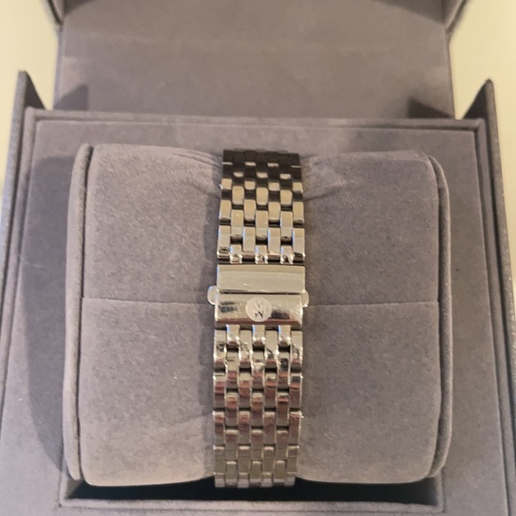 MICHELE URBAN MINI DIAMOND WATCH WITH DIAMOND BRACELET